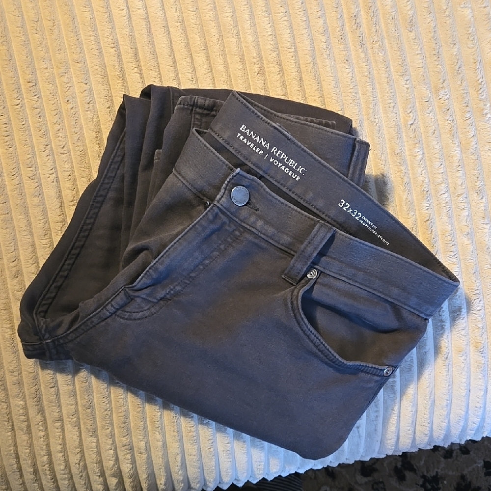 Banana Republic Gray Chinos